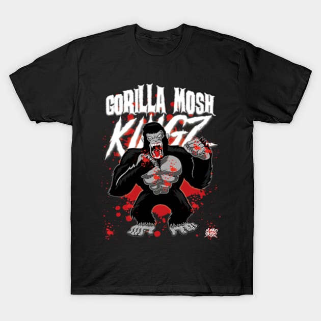 MARKO SKITZO X GORILLA MOSH KINGZ T-Shirt by MarkoSkitzo